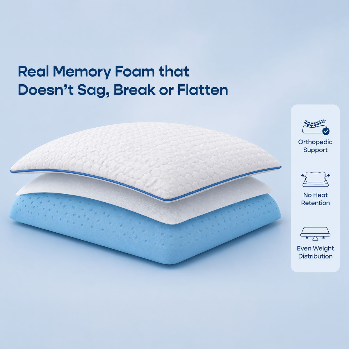 SoftTouch Memory Foam Pillow