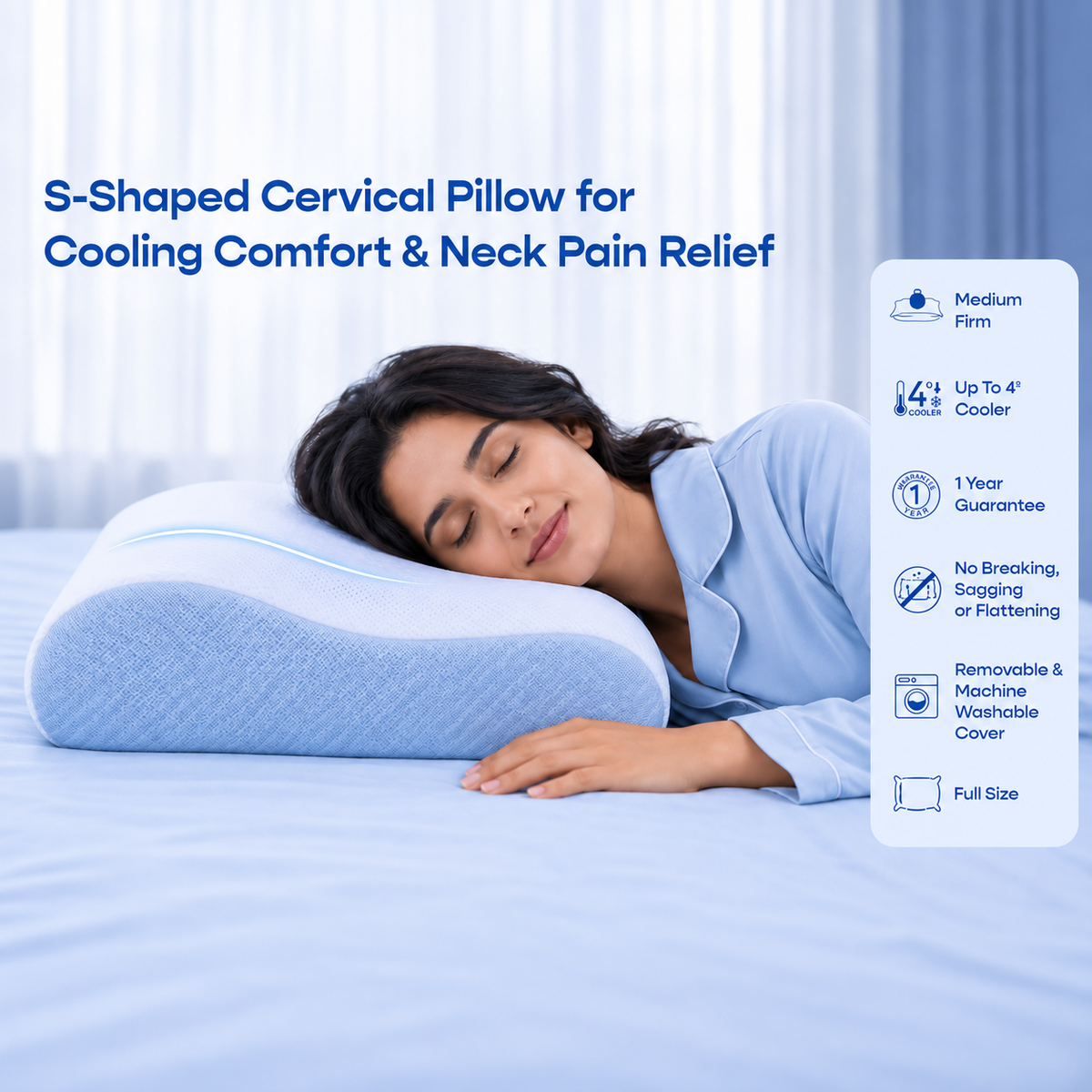 Contour CoolTEC Memory Foam Pillow