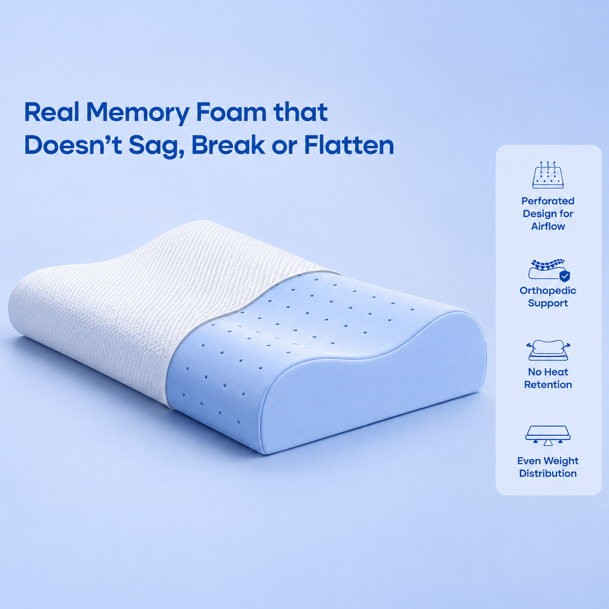 Contour CoolTEC Memory Foam Pillow