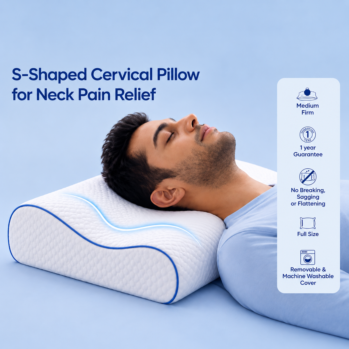 Contour SoftTouch Memory Foam Pillow