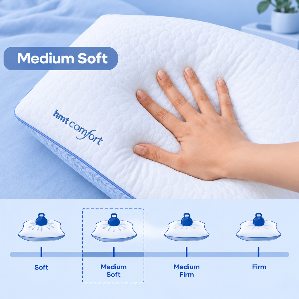 Memory Foam Slim Pillow