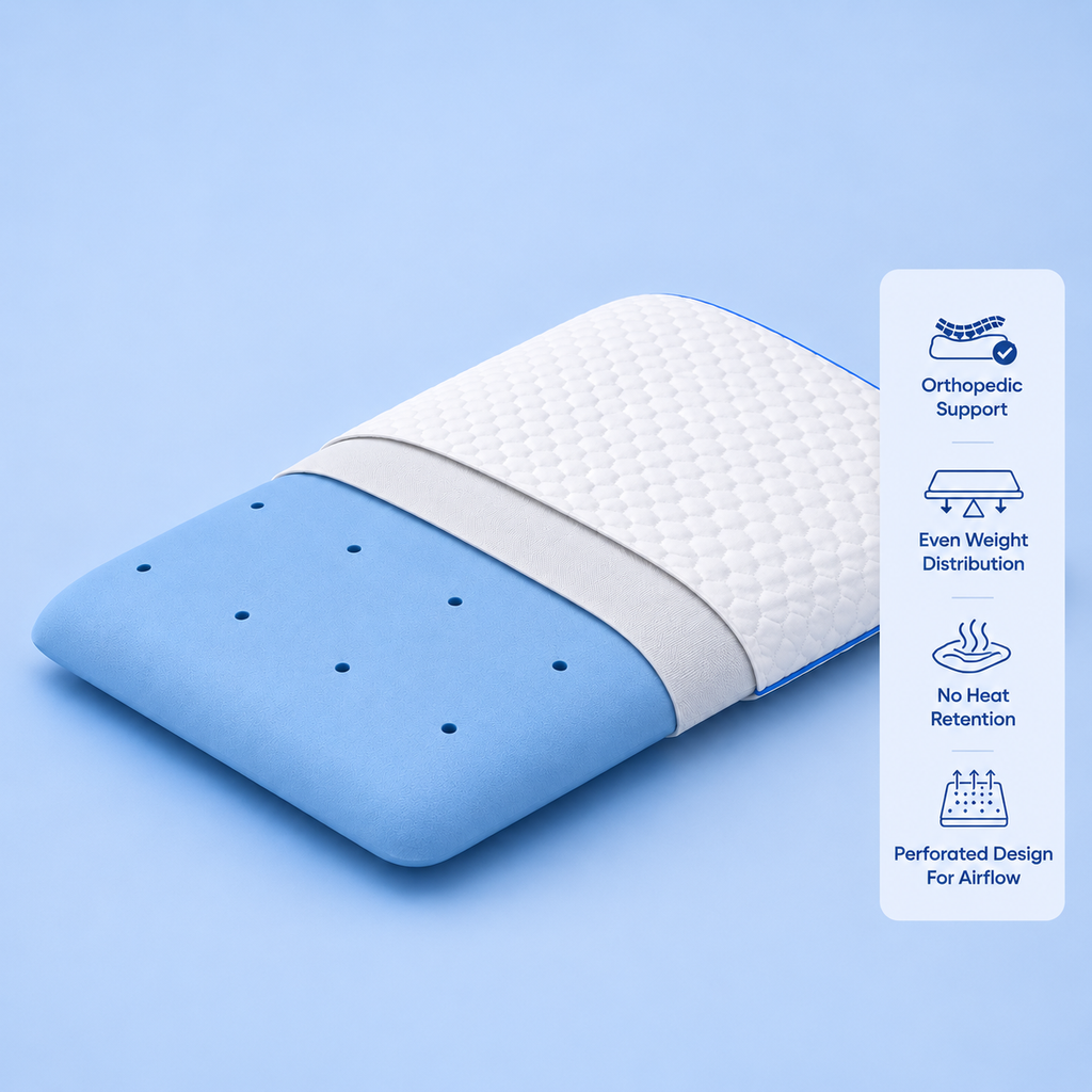 Memory Foam Slim Pillow