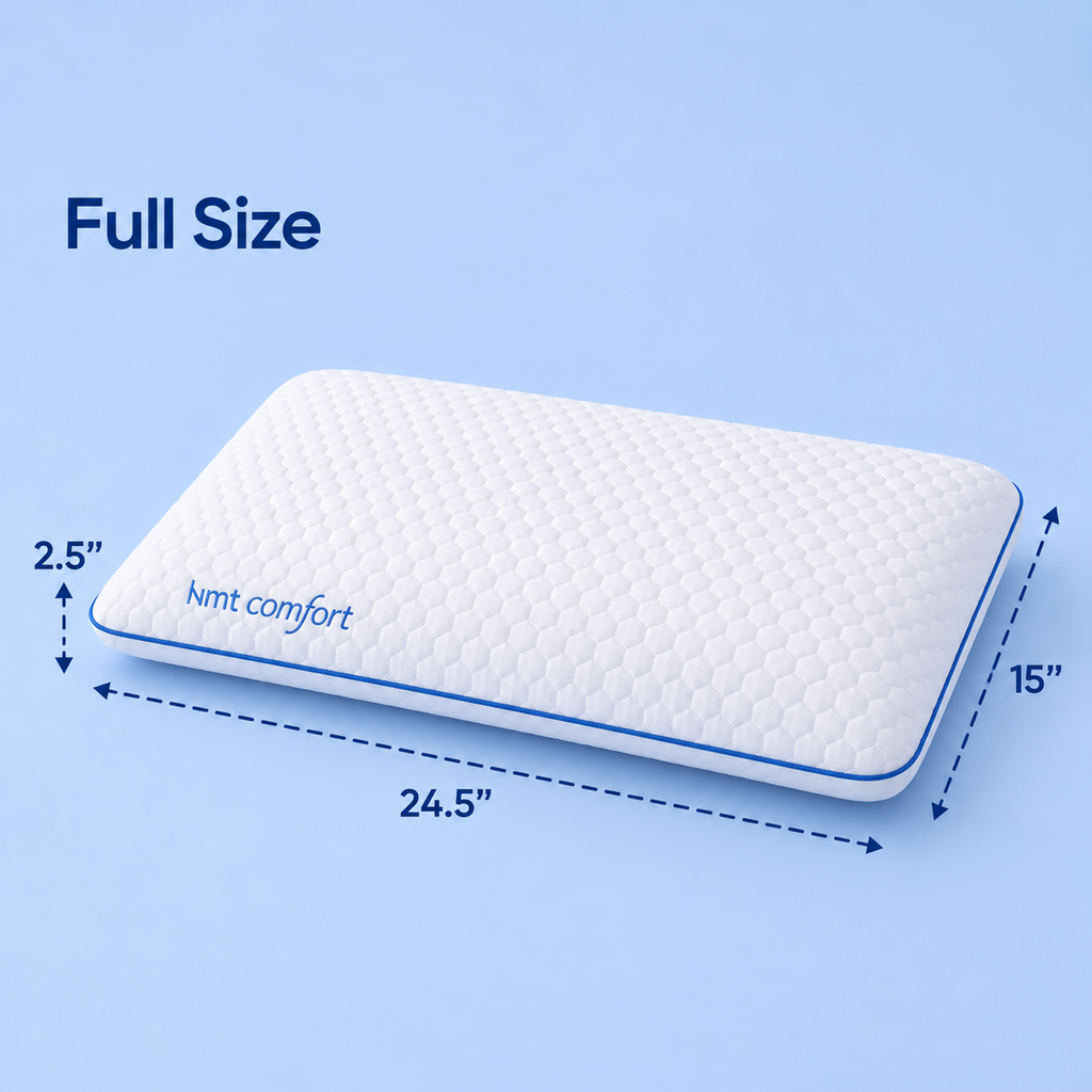 Memory Foam Slim Pillow