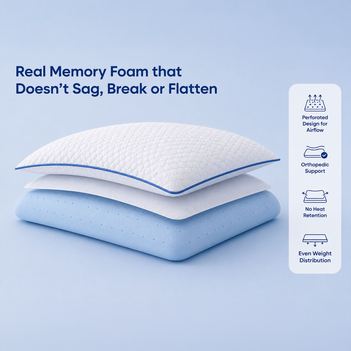 CoolTEC Memory Foam Pillow